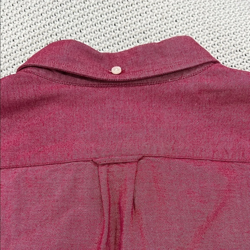 J. Crew Men's Red Casual Button-Down Shirt